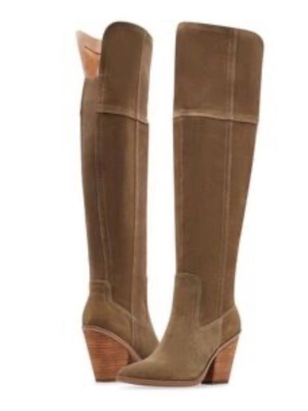 Blondo Windie Waterproof  Tan boots over the knee suede boots 7